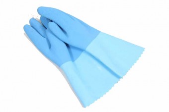 Hand schoen blauw
